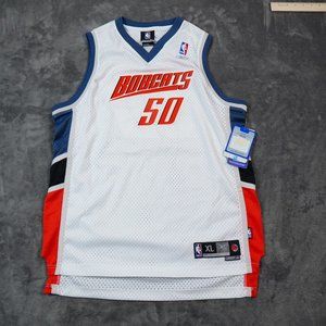 Reebok Okafor #50 Jersey Mens Small Youth XL 18 20 White Bobcats Charlotte‎